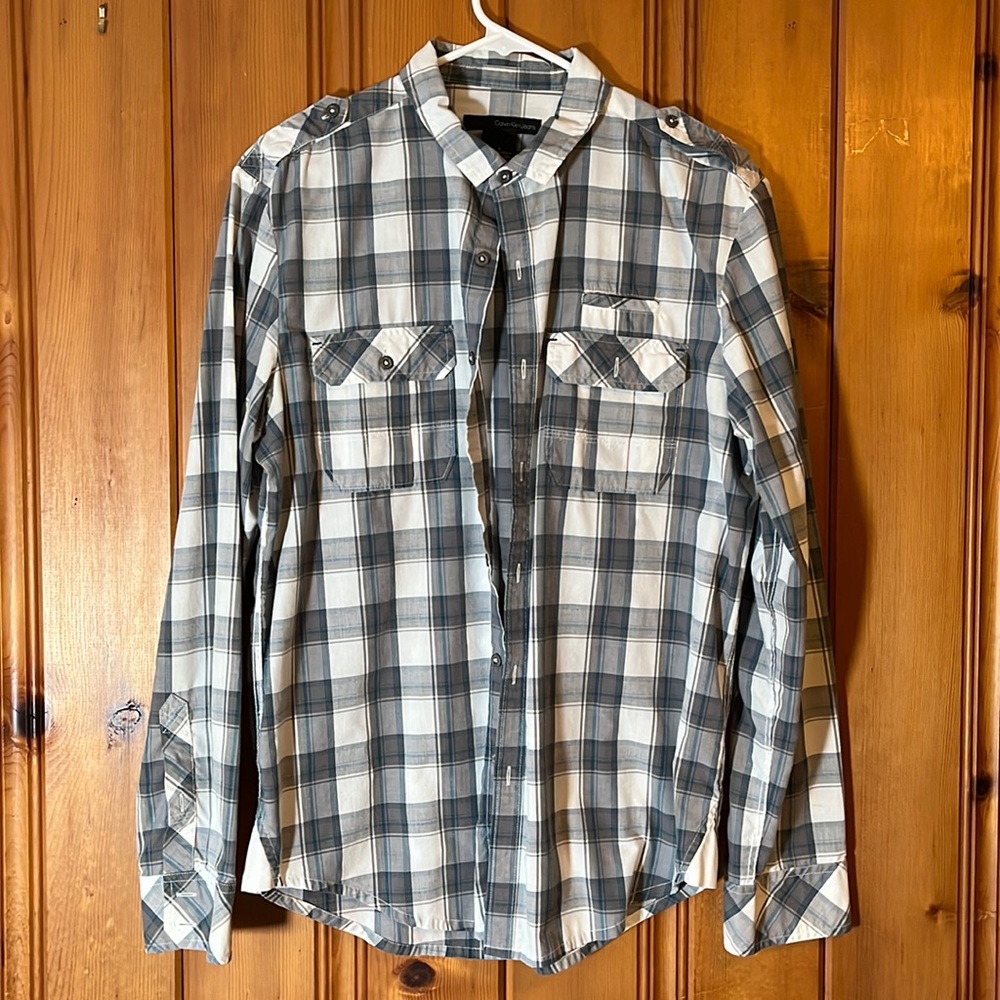 Calvin Klein Dress Shirt, Medium